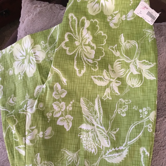 Rafael spring pants lime green and white - Picture 2 of 2